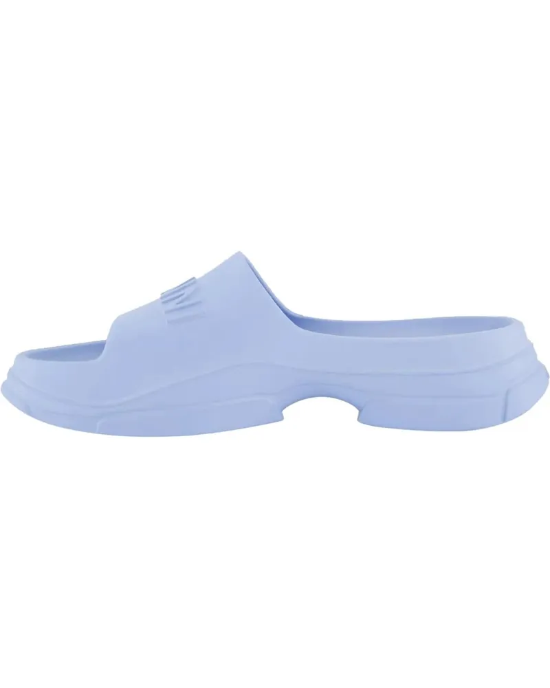 Ganni Slipper & Pantoletten Dames Buckle Two-Strap Slipper Blauw blau Blau