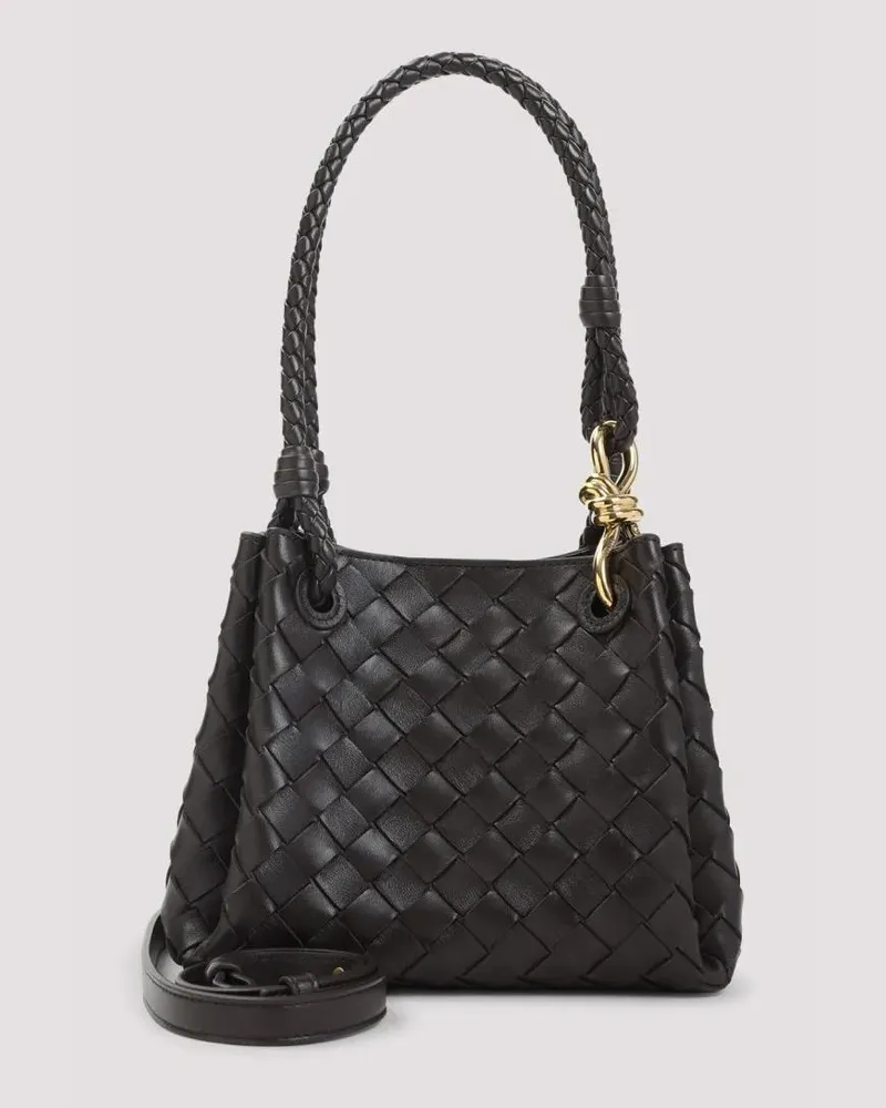 Bottega Veneta Hobo Bags Parachute Small Brown Lamb Leather Handbag braun Braun