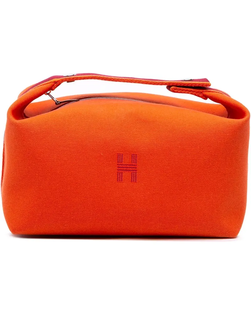 Hermès Kosmetiktaschen Large Toile Bride A Brac Case orange Orange