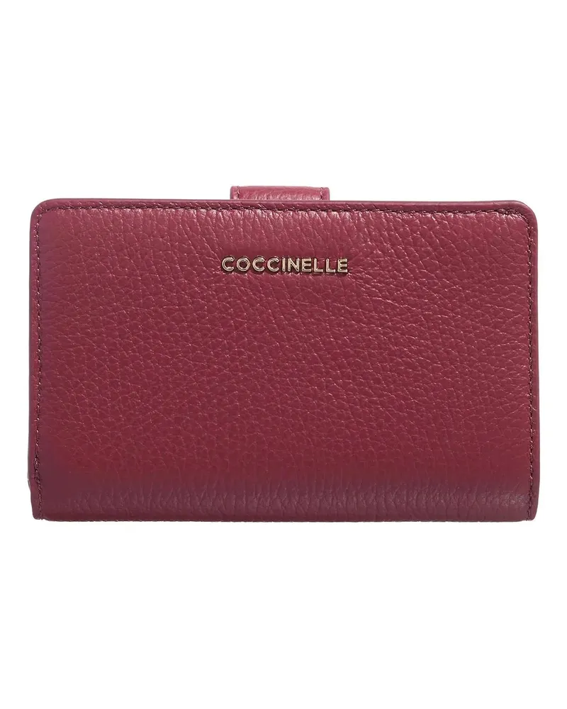 Coccinelle Portemonnaie Metallic Soft rot Rot