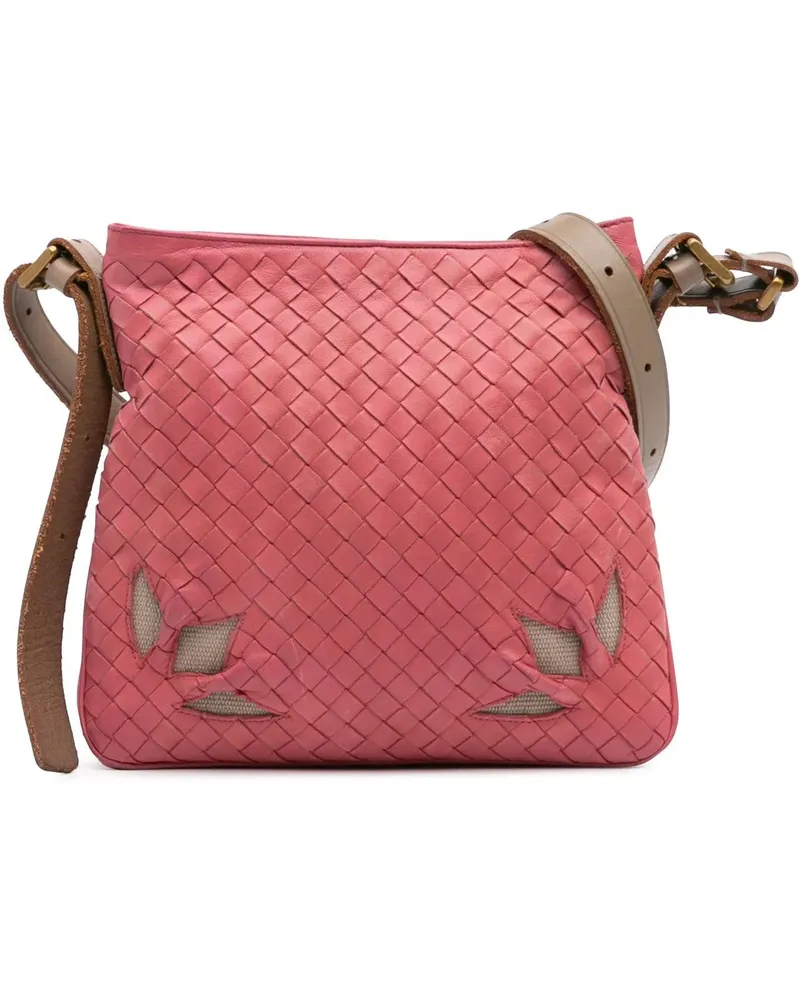 Bottega Veneta Hobo Bags Intrecciato Crossbody rosa Gold