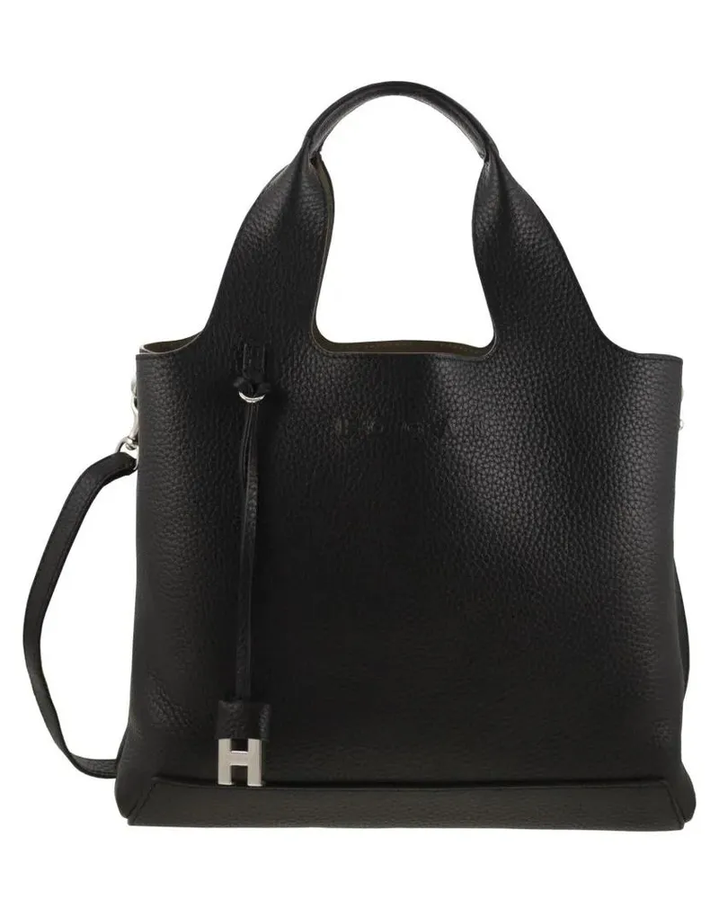 Hogan Shopper & Totes Shopping Bag In Textured Leather schwarz Schwarz