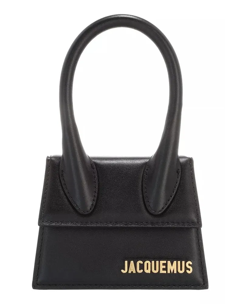 Jacquemus Tote Le Chiquito Top Handle Bag Leather Schwarz