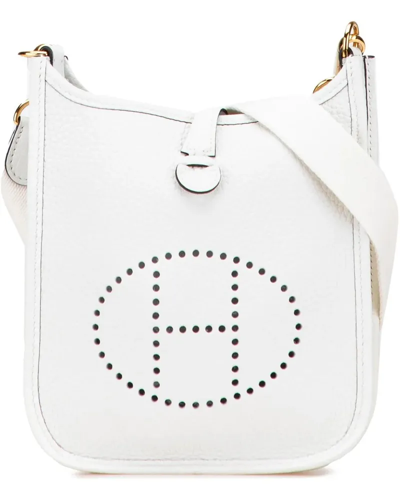 Hermès Hobo Bags Clemence Evelyne TPM weiß Weiß
