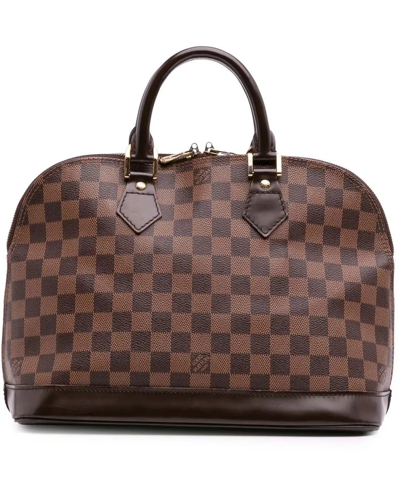 Louis Vuitton Crossbody Bags Damier Ebene Alma PM braun Braun