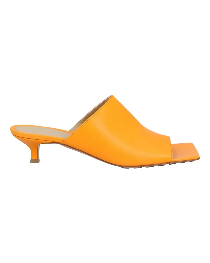 Bottega Veneta Slipper & Pantoletten Stretch Mule Orange goldfarben 