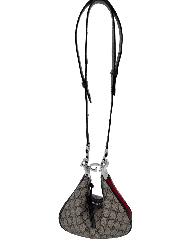 Gucci Hobo Bags  Small Attache Monogram - Beige beige Beige