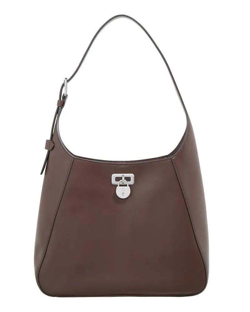 Ralph Lauren Hobo Bags Tanner Lg Sh-Shoulder Bag-Large braun Braun