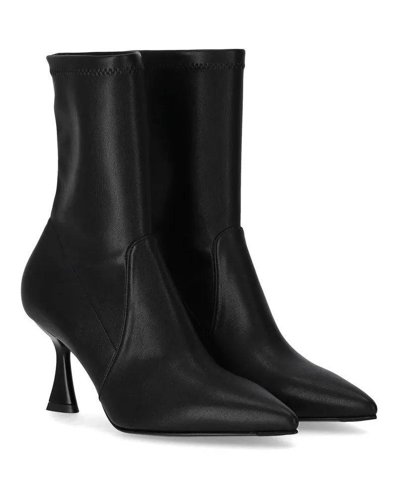 Sergio Levantesi Stiefel Janet Black Heeled Ankle Boot schwarz Schwarz