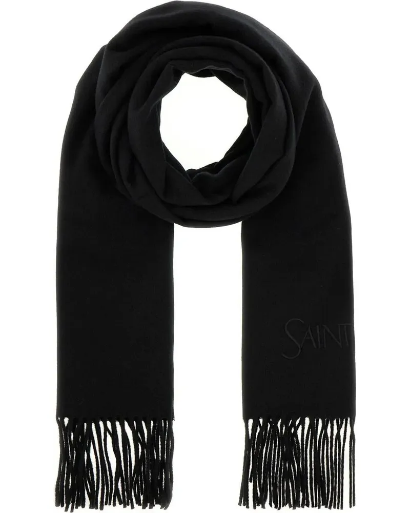 Saint Laurent Tücher & Schals  Black cashmere scarf schwarz Schwarz