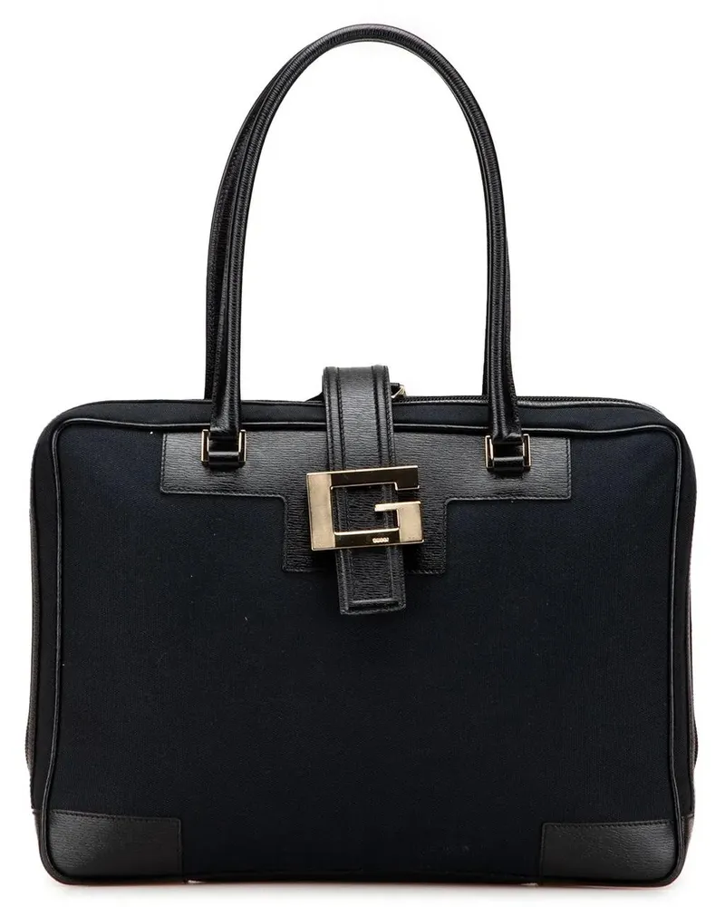 Gucci Crossbody Bags Canvas Square G Handbag schwarz Schwarz