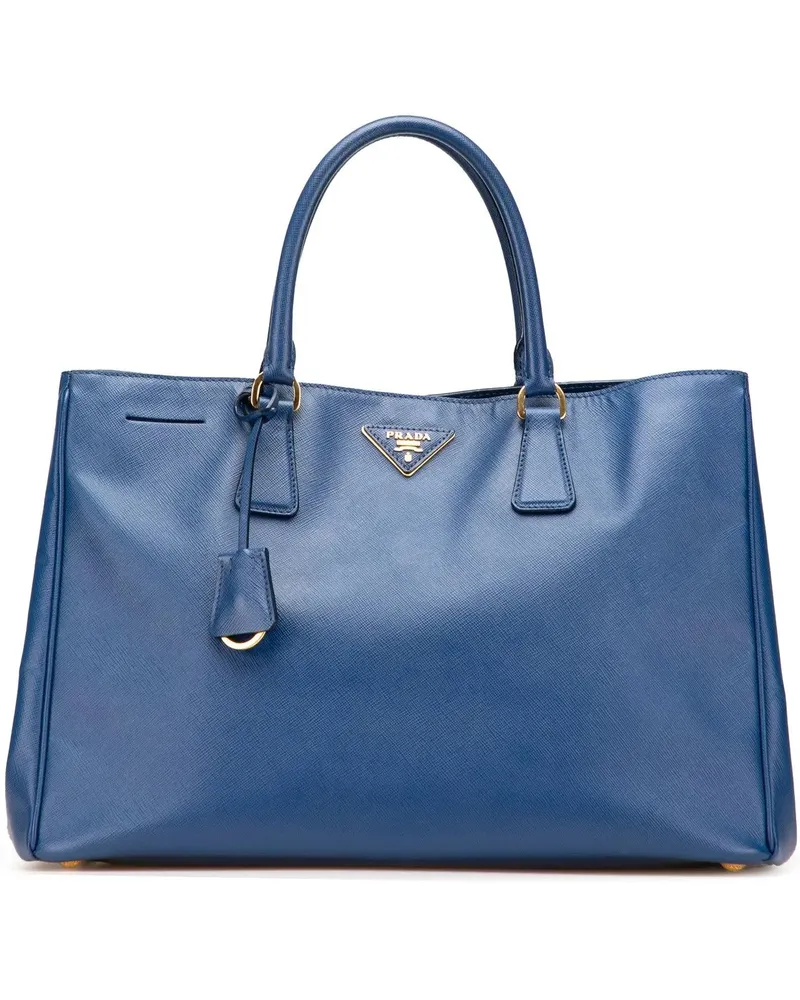 Prada Shopper Large Saffiano Lux Galleria Tote blau Blau