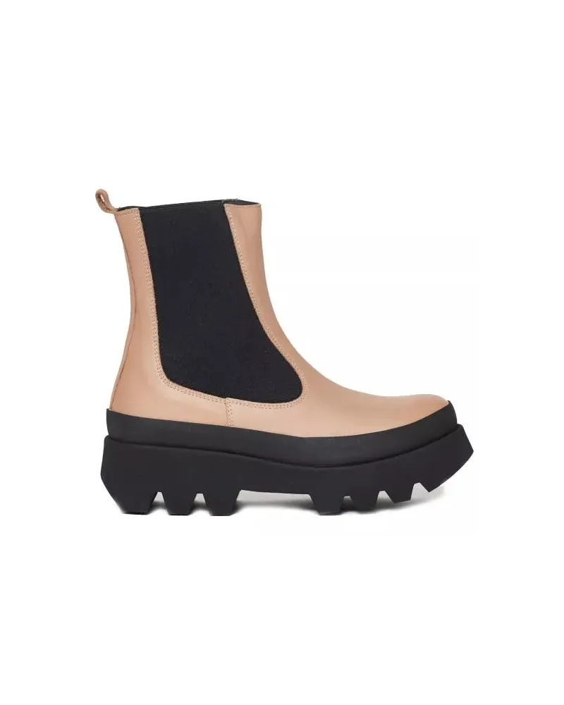 Paloma Barceló Stiefel Beige Chelsea Boots braun Braun