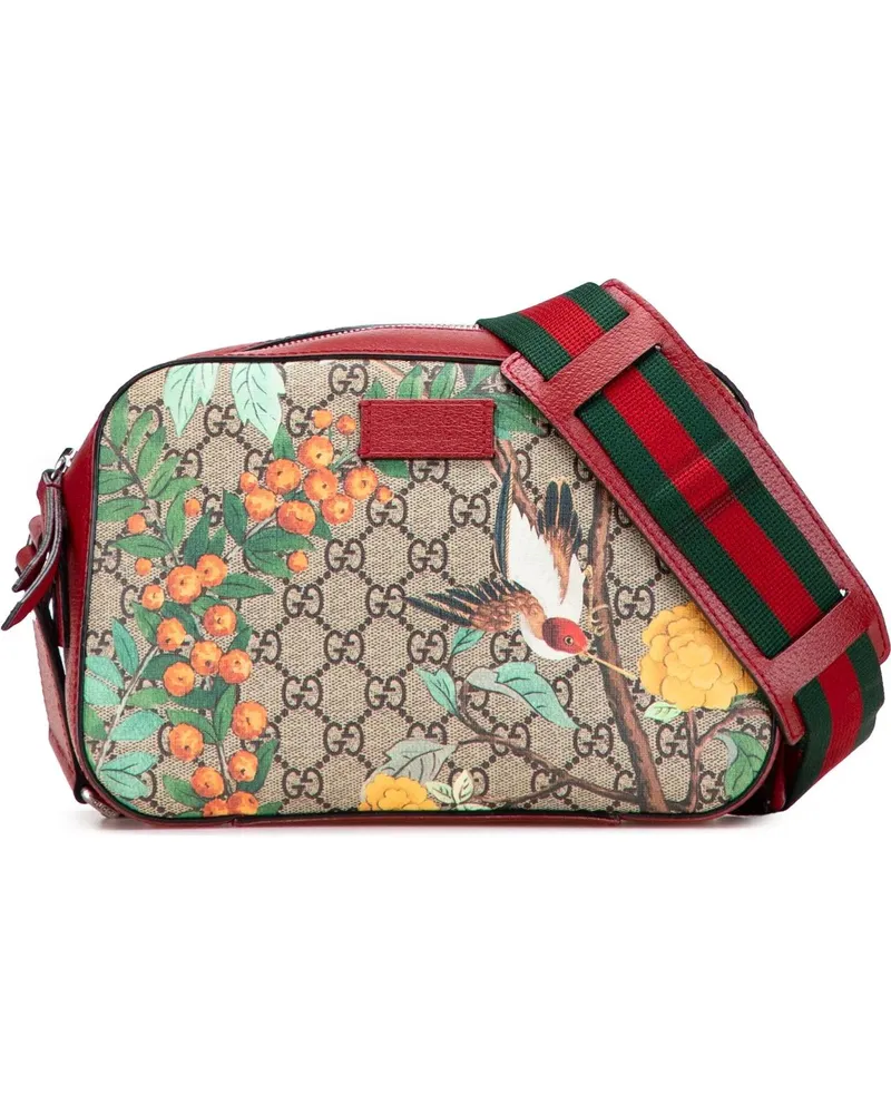 Gucci Hobo Bags GG Supreme Tian Crossbody braun Braun