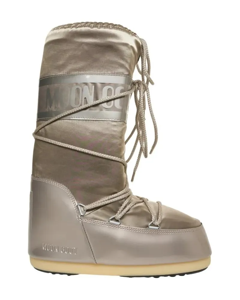Moon Boot Stiefel Icon Glance' Retro-Style Water-Repellent Boots grau Grau