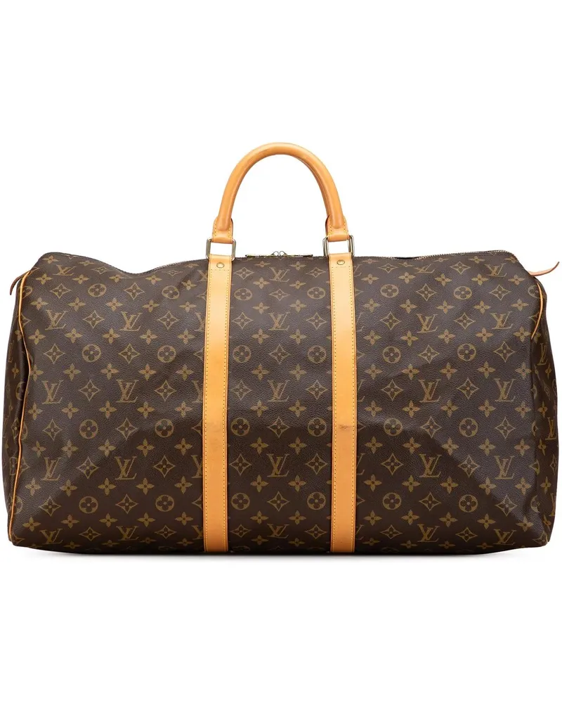 Louis Vuitton Weekender Monogram Keepall 55 braun Braun