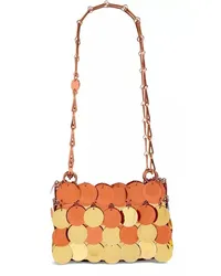 Paco Rabanne Shopper Sparkle Sac A Main Shoulder Bag Orange