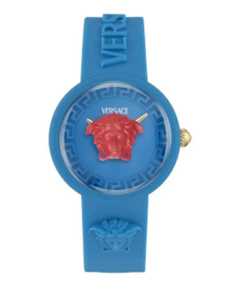 Versace Uhren Quarz-Analoguhr Medusa Pop Kids blue Blau