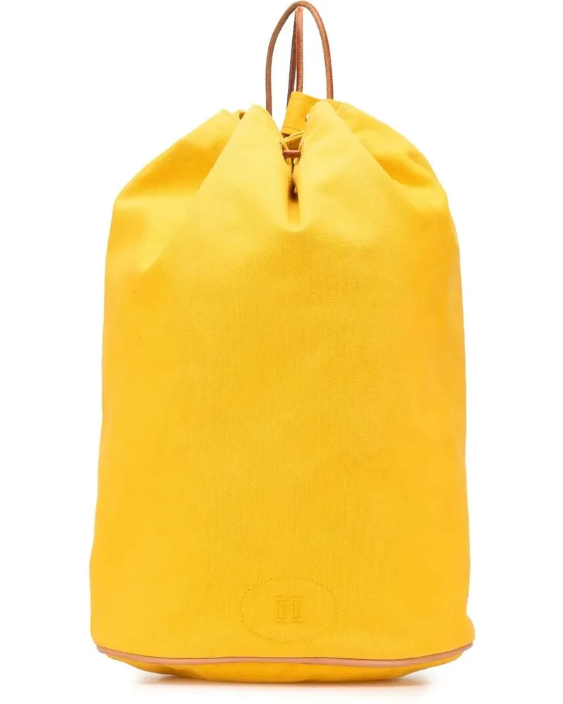 Hermès Rucksäcke 2000-2015 Toile Polochon Mimile gelb Gelb