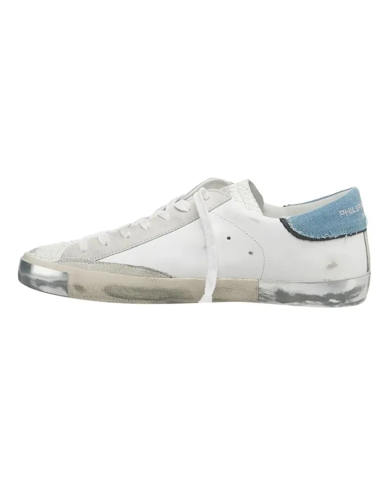 Philippe Model Low-Top Sneaker Multicolor Leather Sneakers weiß Weiß