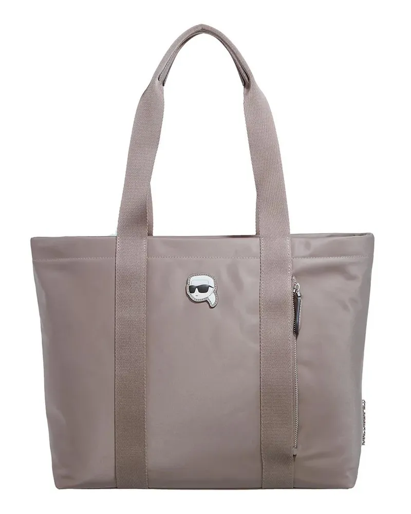 Karl Lagerfeld Shopper & Totes K/Ikonik 2.0 Nylon Zip Tote grau Grau