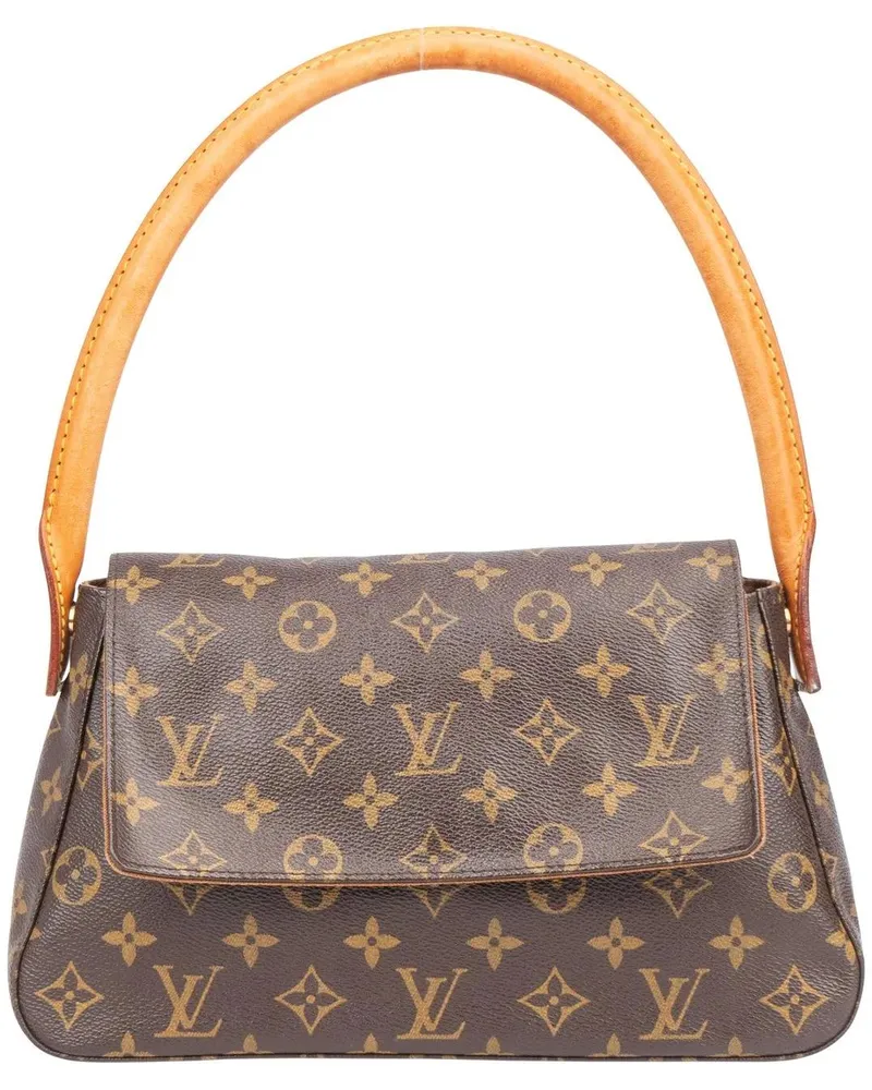 Louis Vuitton Crossbody Bags  Canvas Monogram Looping PM Handbag braun Braun
