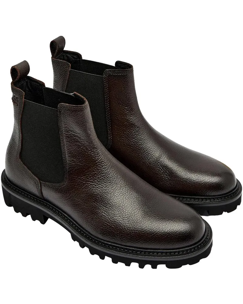 HUGO BOSS Stiefel Boots Dark Brown braun Braun
