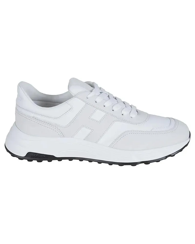 Hogan Low-Top Sneaker H563 White Leather Sneakers weiß Weiß