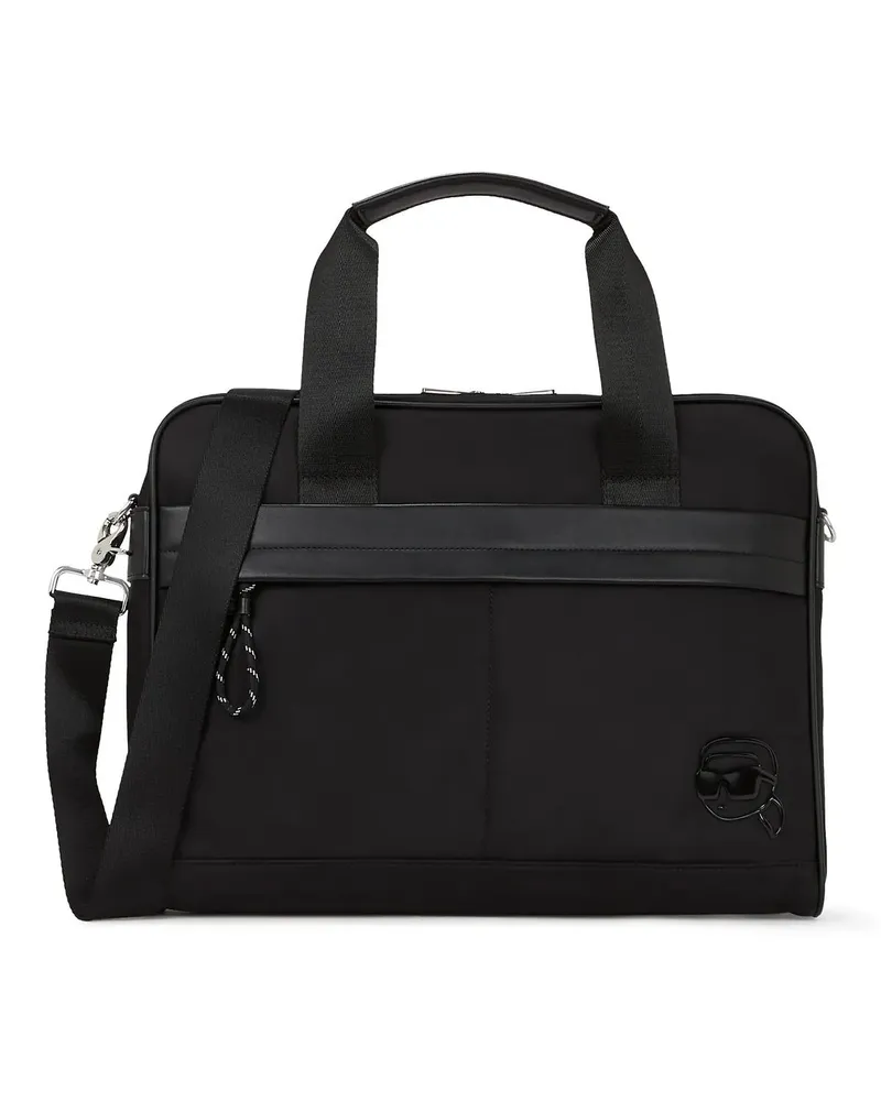 Karl Lagerfeld Crossbody Bags IKON NYLON AKTENTASCHE schwarz Schwarz