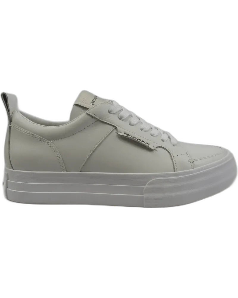 Emporio Armani Low-Top Sneaker Sneakers bianche weiß Weiß