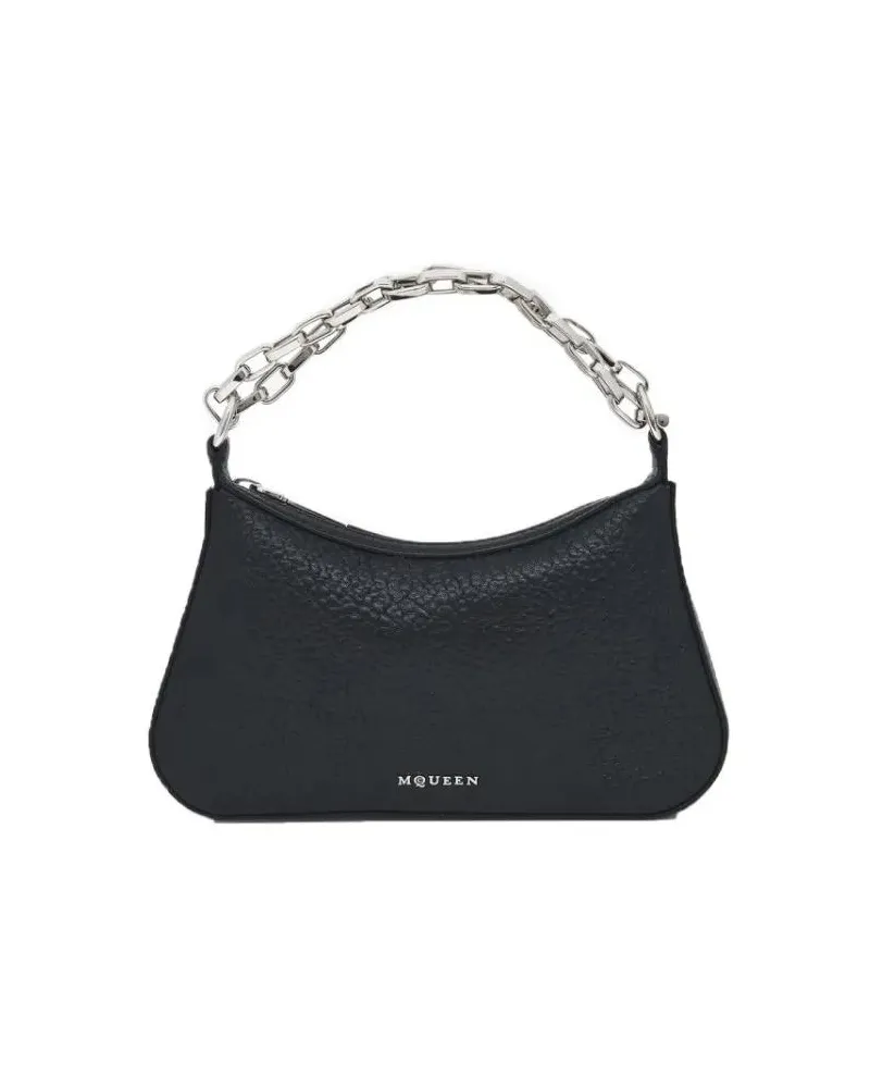 Alexander McQueen Clutches Mini T-Buckle Clutch Bag schwarz Schwarz