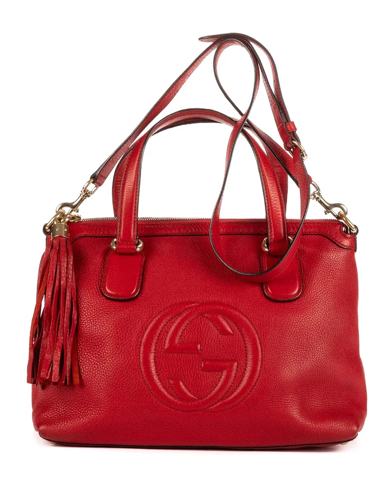 Gucci Crossbody Bags Soho Medium rot Rot