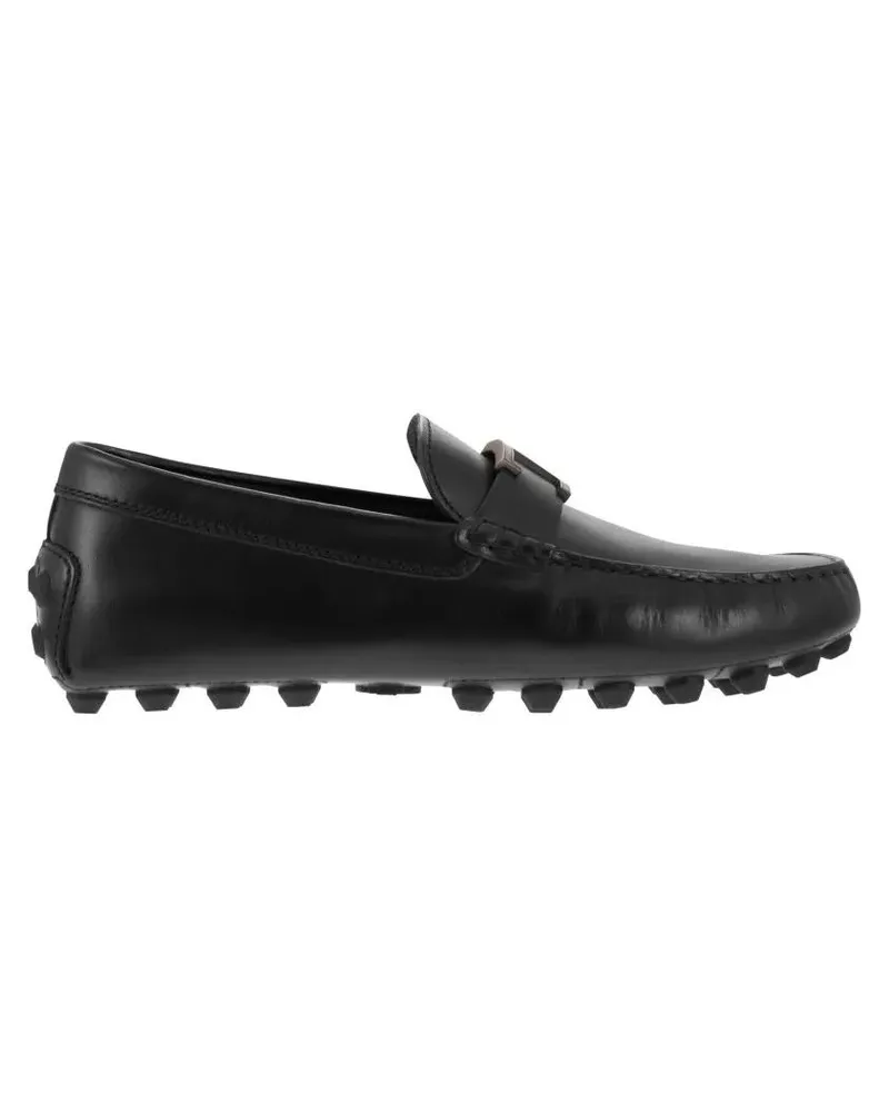 TOD'S Loafer Bubble T Leather Grommet schwarz Schwarz