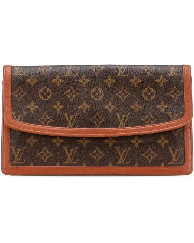 Louis Vuitton Clutches Monogram Pochette Dame GM braun Braun