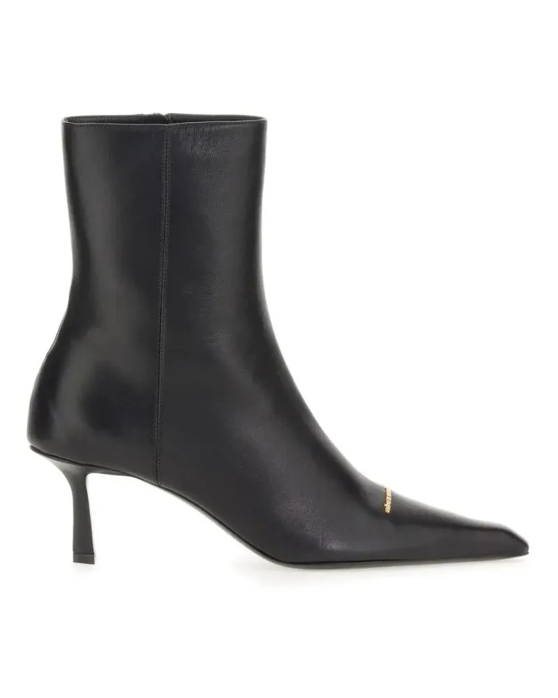 Alexander Wang Stiefel Boot With Logo schwarz Schwarz