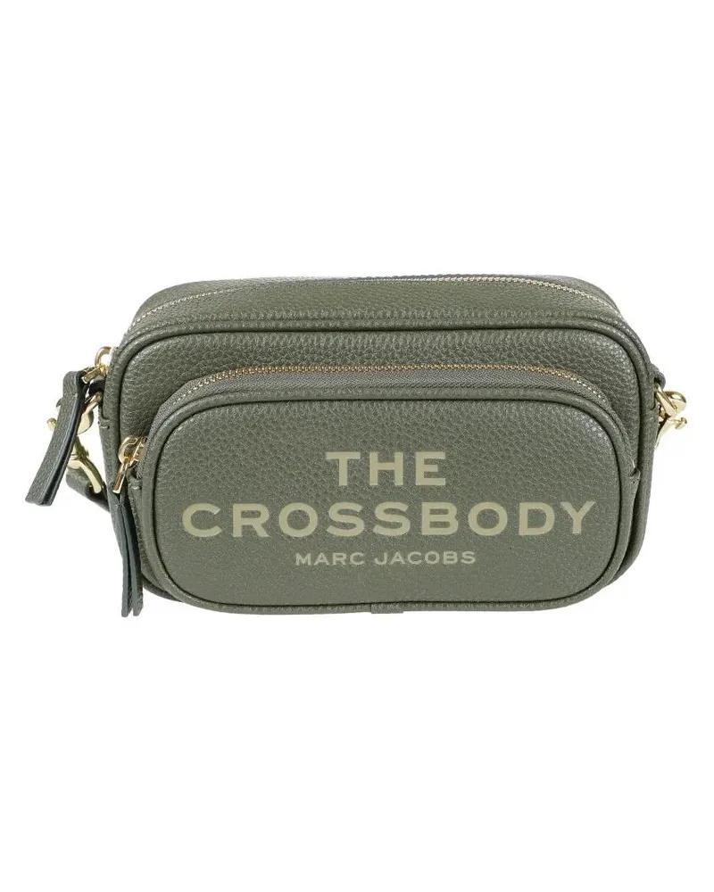 Marc Jacobs Hobo Bags Textured Green Crossbody Bag With Adjustable Strap grau Grau