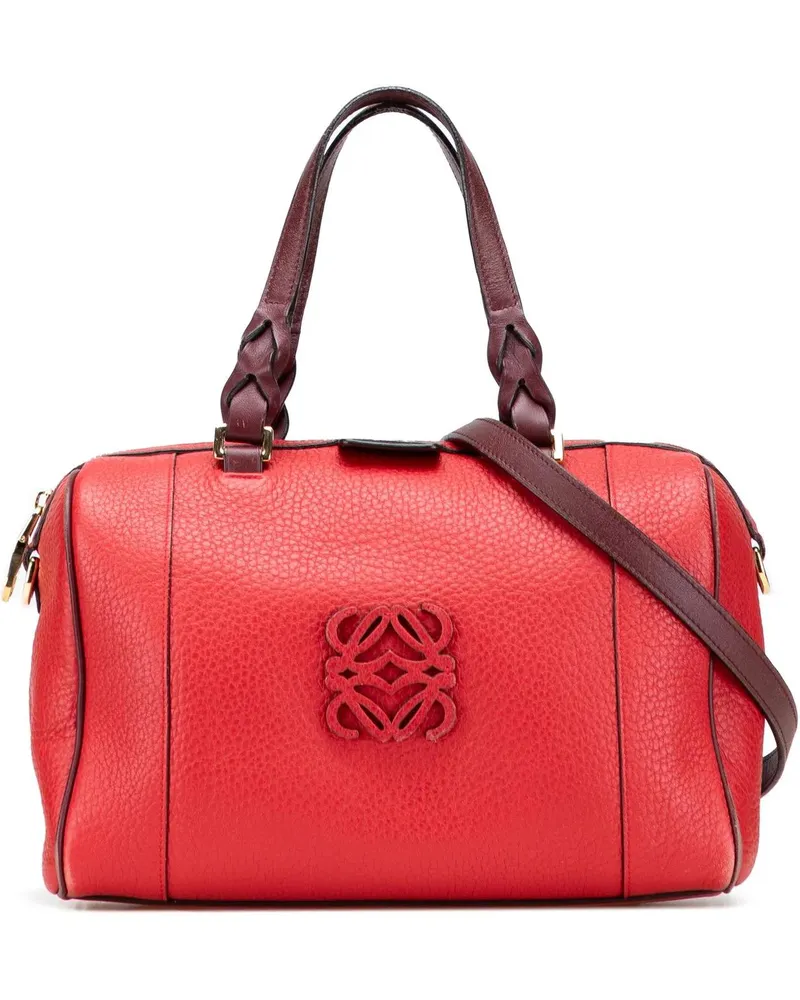 Loewe Hobo Bags Leather Fusta 25 rot Rot