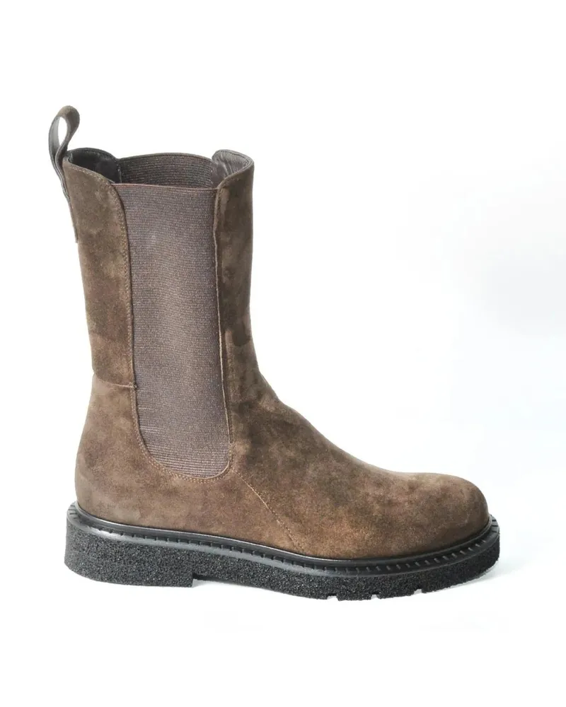 Guglielmo Rotta Stiefel Ebony Suede Elasticated Ankle Boot braun Braun