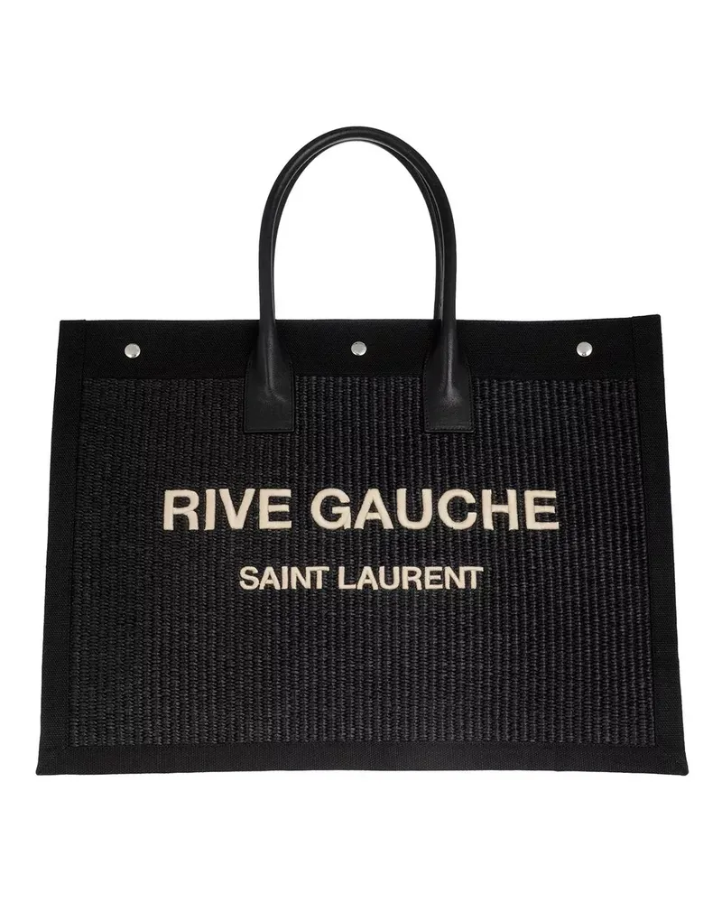 Saint Laurent Shopper & Totes Rive Gauche Tote Bag schwarz Schwarz