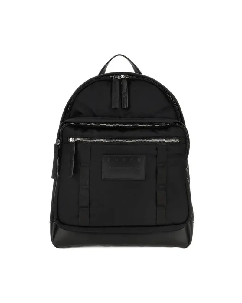 Hogan Rucksäcke Lightweight Black Technical Fabric Backpack schwarz Schwarz