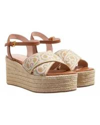 Coccinelle Sandalen & Sandaletten Wedge Smooth Leather Beige