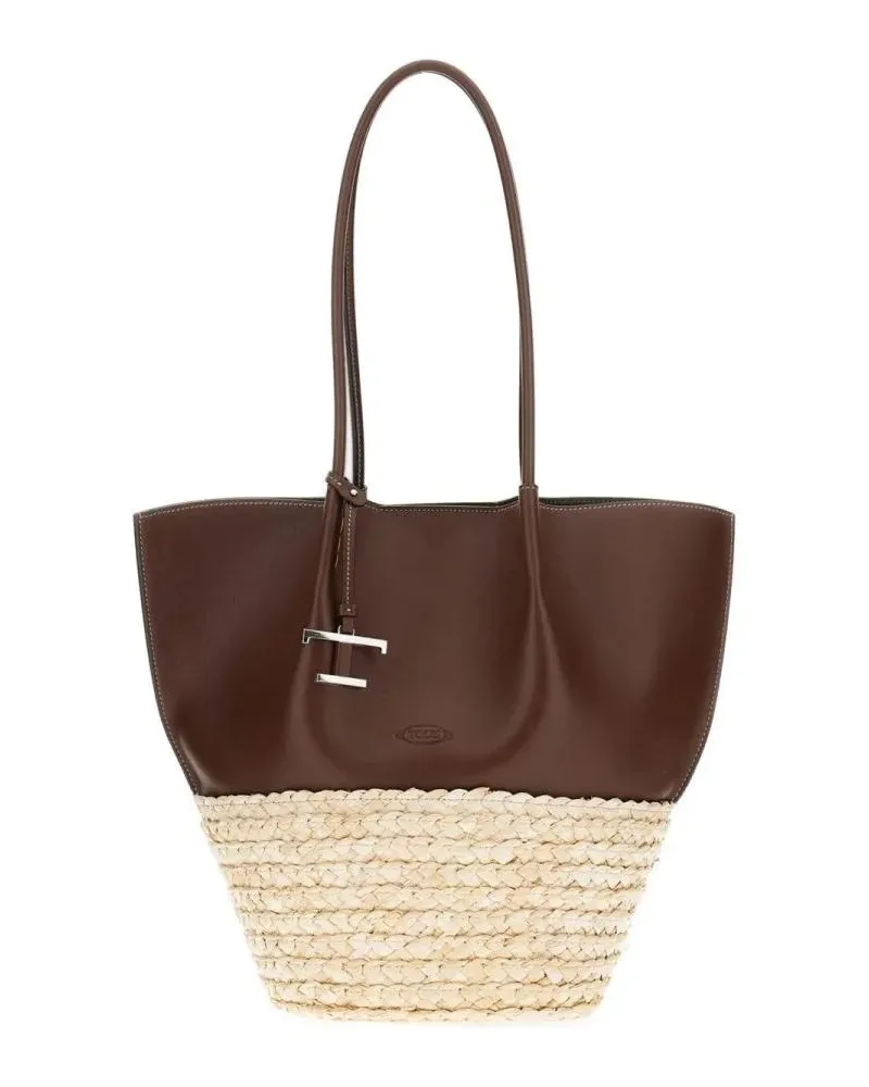 TOD'S Shopper & Totes Bux Shopping Bag Medium braun Braun