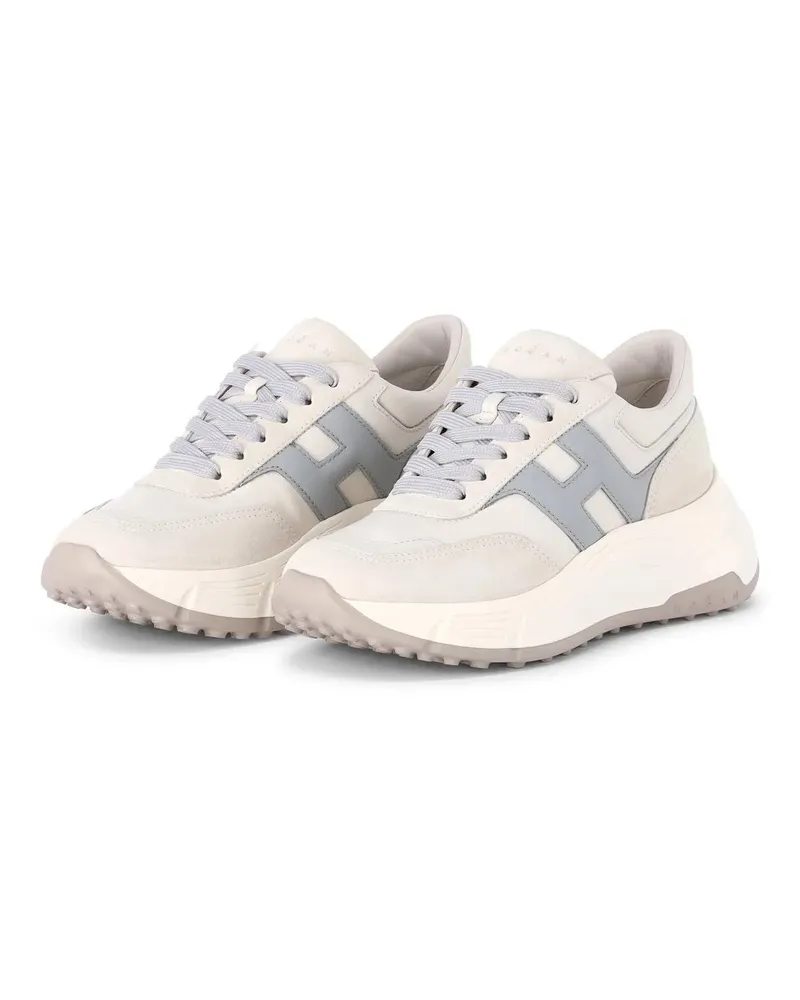 Hogan Low-Top Sneaker Sneaker aus Leder grau Grau