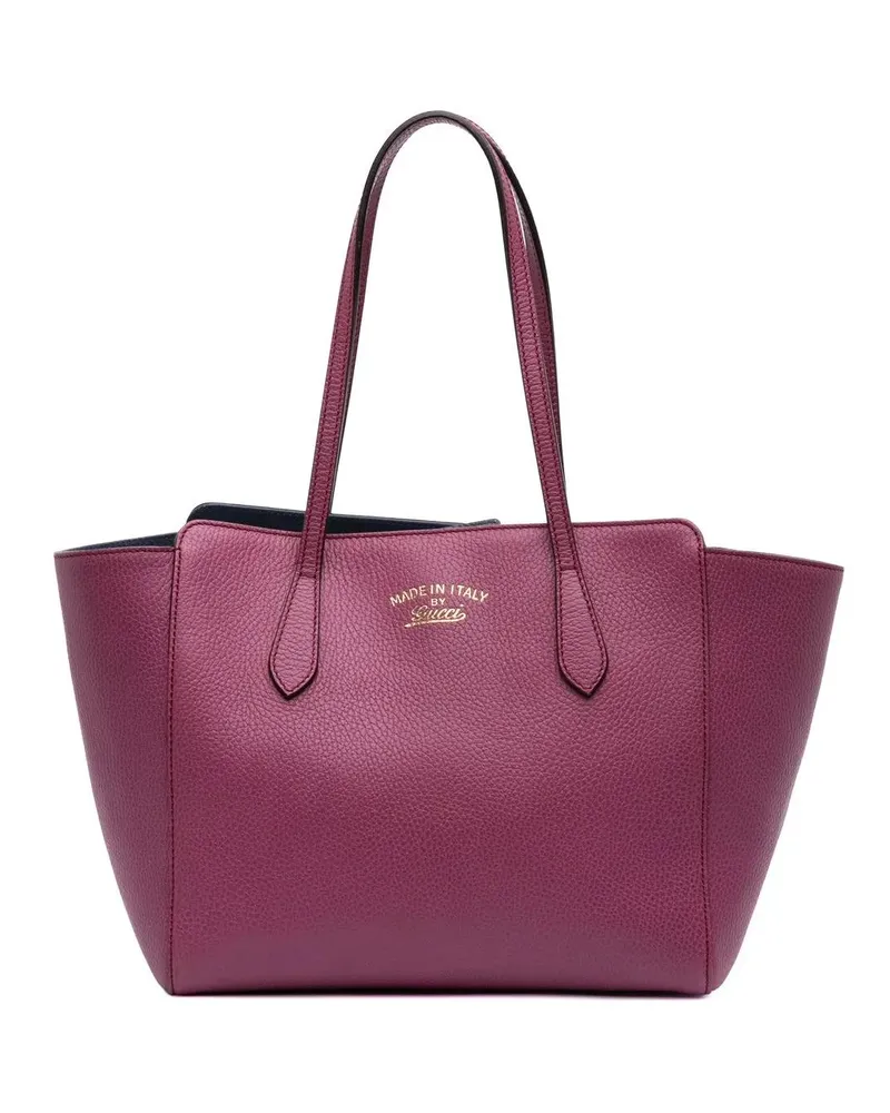 Gucci Shopper Medium Leather Swing Tote orange Orange