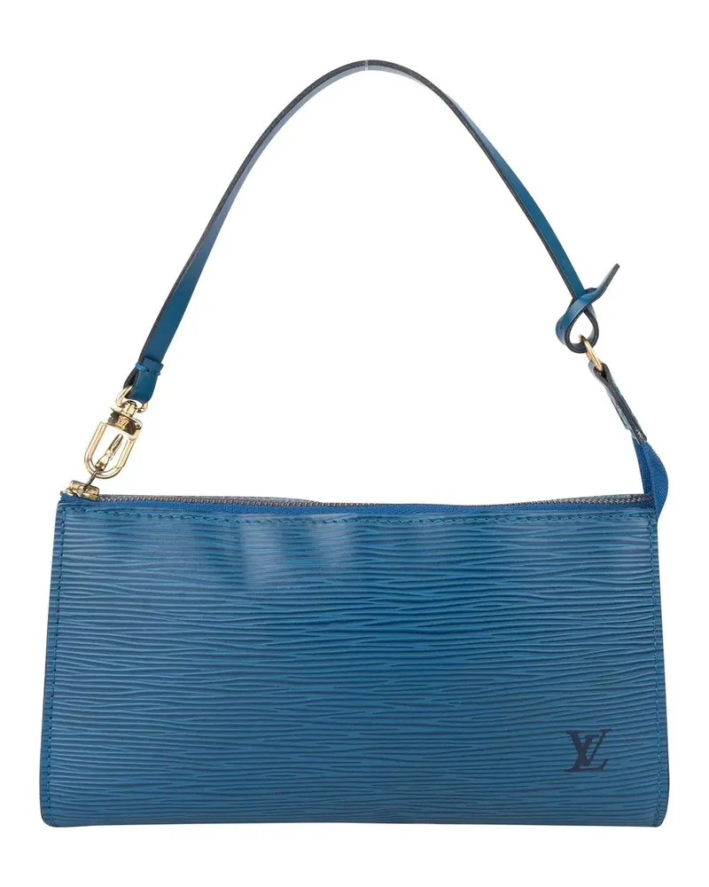 Louis Vuitton Crossbody Bags  Bleu Epi Leather Pochette Accessoire blau Blau