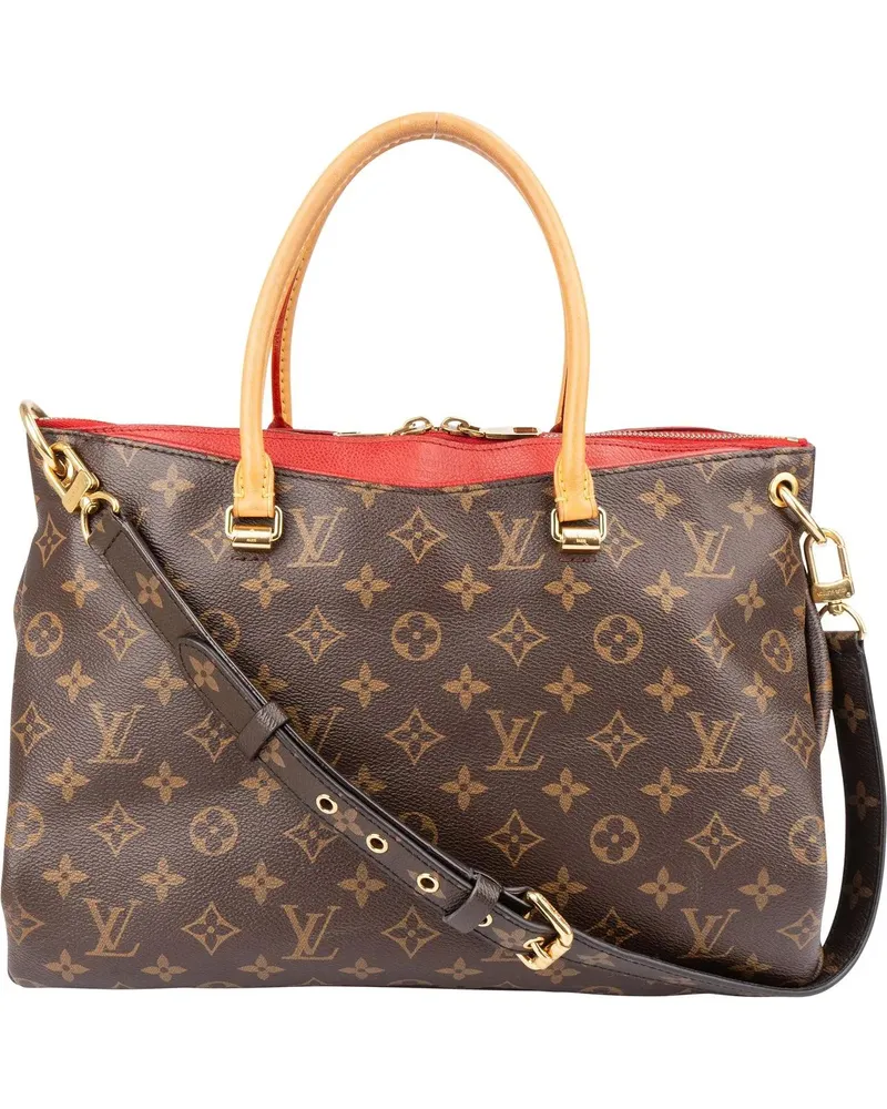 Louis Vuitton Crossbody Bags  Canvas Monogram Pallas MM Handbag braun Braun