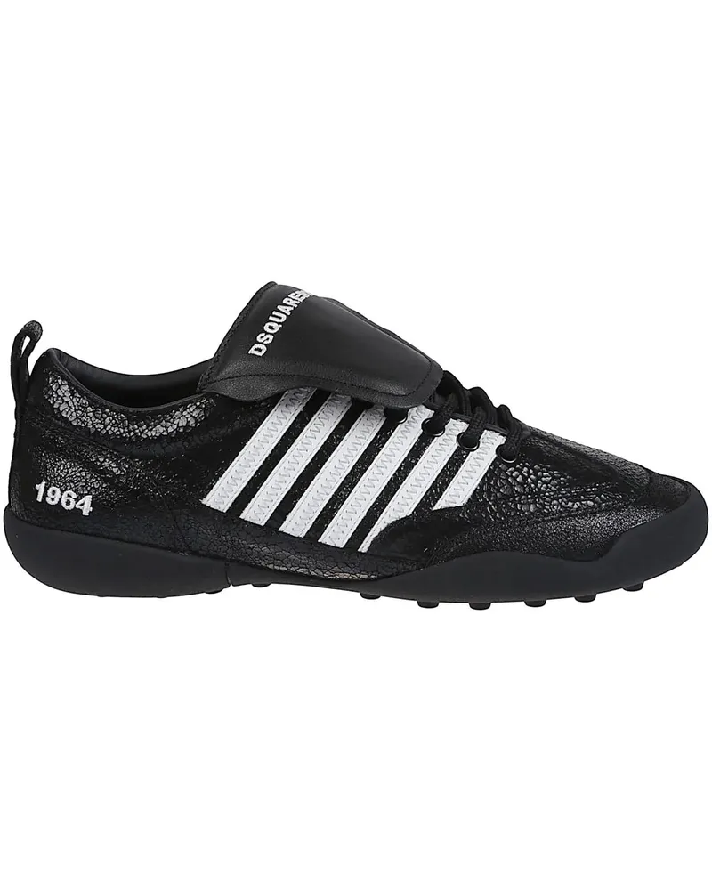 Dsquared2 Low-Top Sneaker Soccer Lace-up Low Top Sneakers Black schwarz Schwarz
