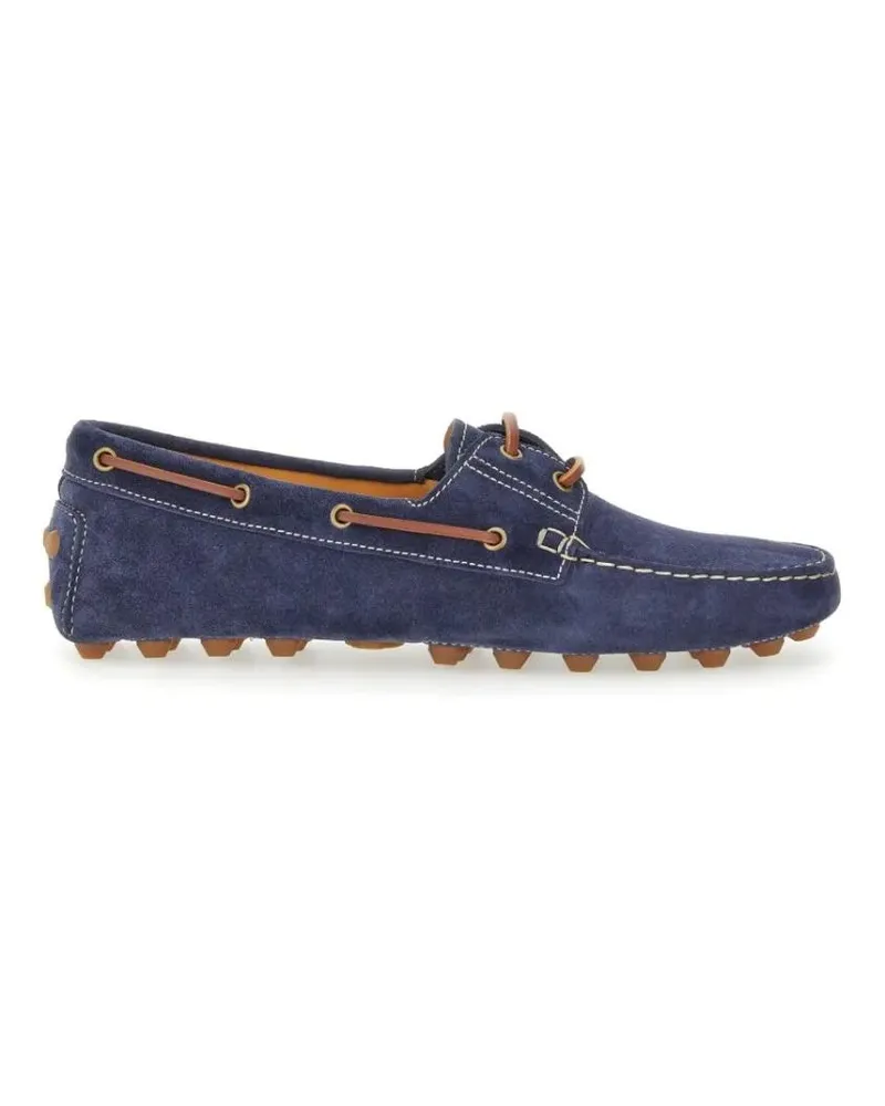TOD'S Loafer Classic Blue Calfskin Loafer blau Blau