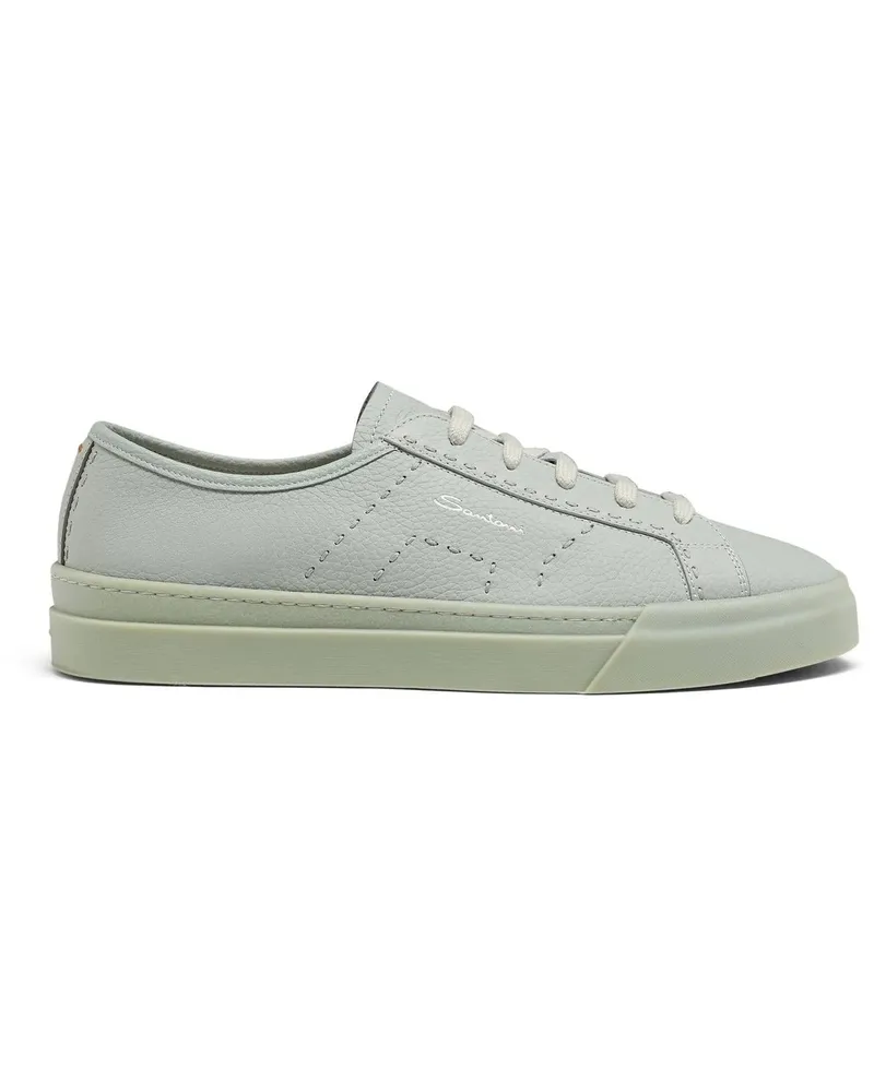 Santoni Low-Top Sneaker Men's leather sneaker weiß Weiß