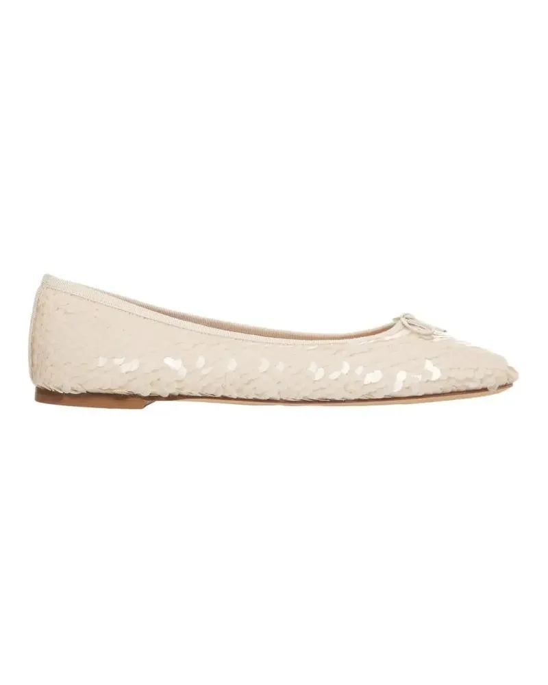 Gender Ballerina Flats With Sequins beige Beige